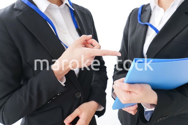 打ち合わせをするビジネスウーマン