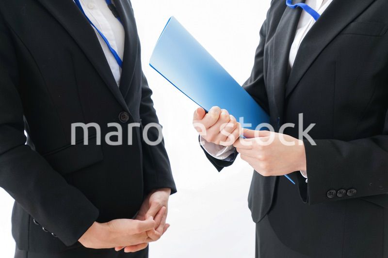 打ち合わせをするビジネスウーマン