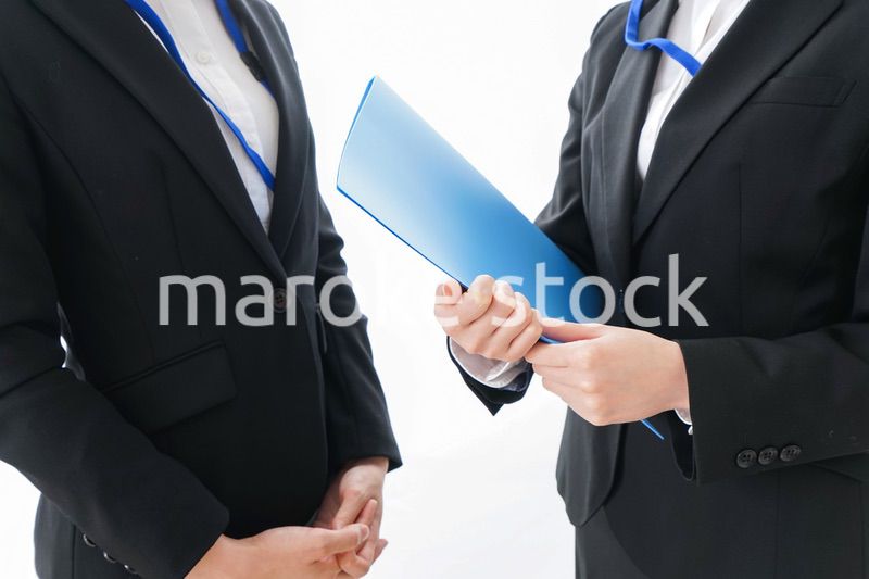 打ち合わせをするビジネスウーマン