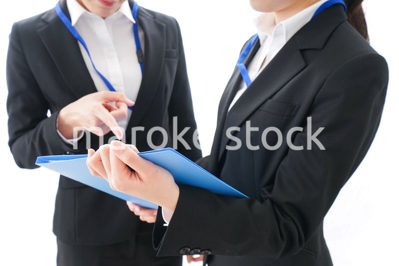 打ち合わせをするビジネスウーマン