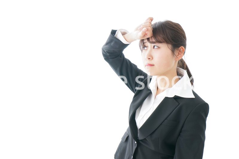 発熱するビジネスパーソン