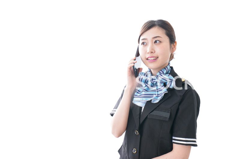 電話 キャビンアテンダント