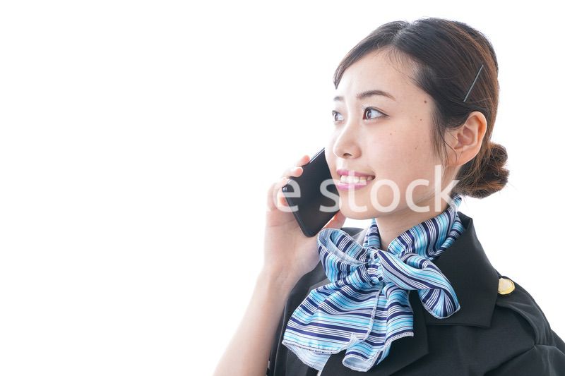 電話 キャビンアテンダント