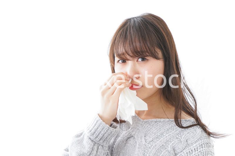 鼻血が出た女性