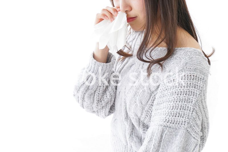 鼻血が出た女性