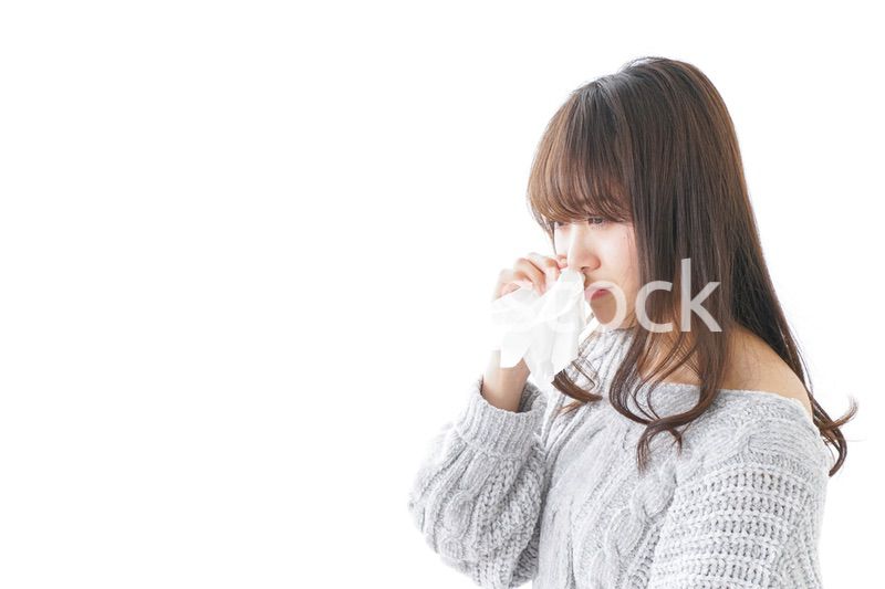 鼻血が出た女性