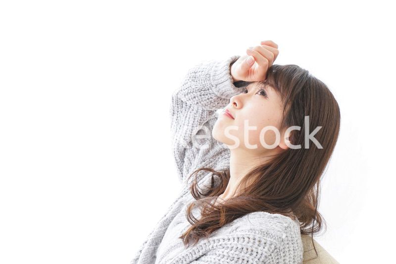 発熱した女性