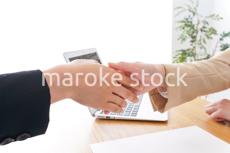 握手をするビジネスパーソン