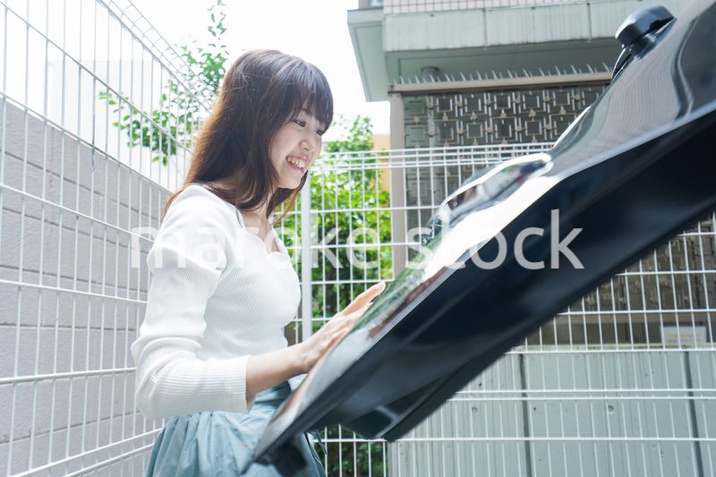 デートに行く女性