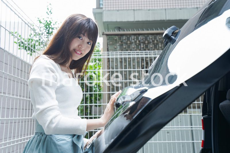 デートに行く女性