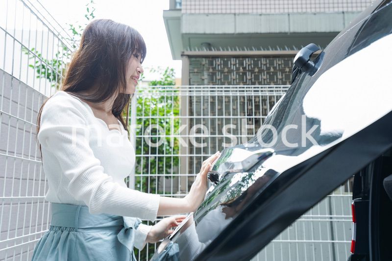 デートに行く女性