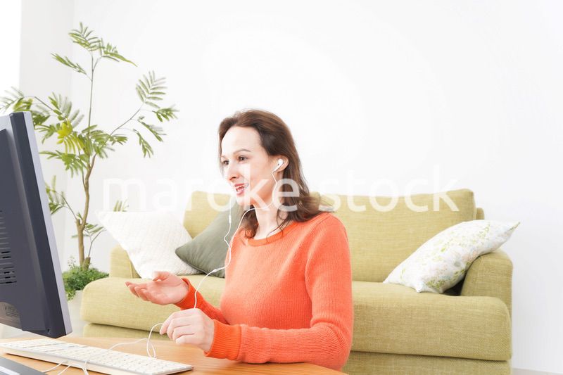 オンライン英会話・インターネット授業・ネイティブ英会話イメージ