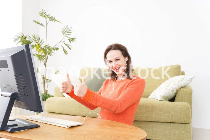 オンライン英会話・インターネット授業・ネイティブ英会話イメージ