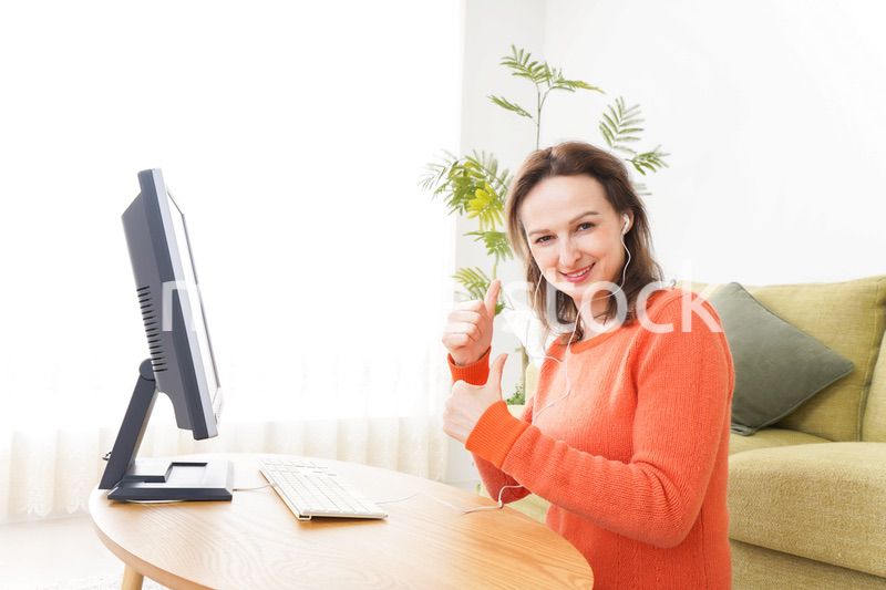 オンライン英会話・インターネット授業・ネイティブ英会話イメージ