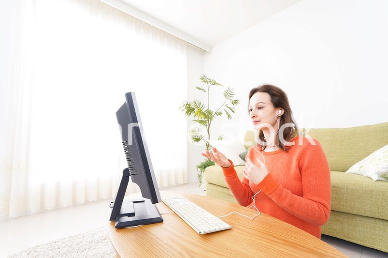 オンライン英会話・インターネット授業・ネイティブ英会話イメージ