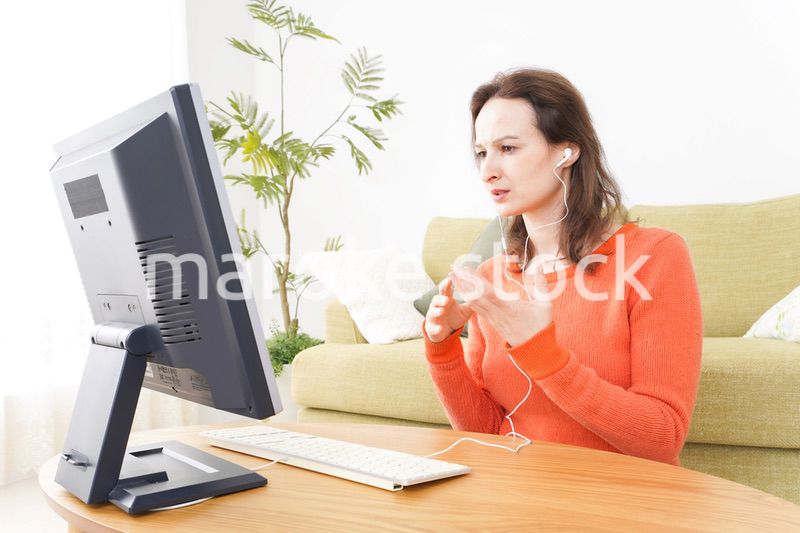 オンライン英会話・インターネット授業・ネイティブ英会話イメージ