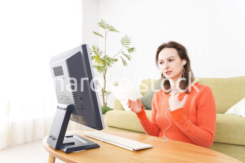 オンライン英会話・インターネット授業・ネイティブ英会話イメージ