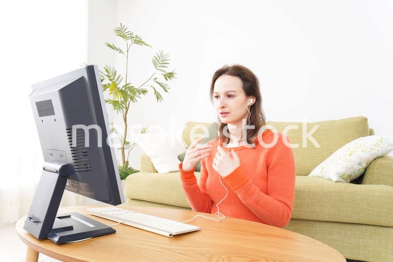 オンライン英会話・インターネット授業・ネイティブ英会話イメージ