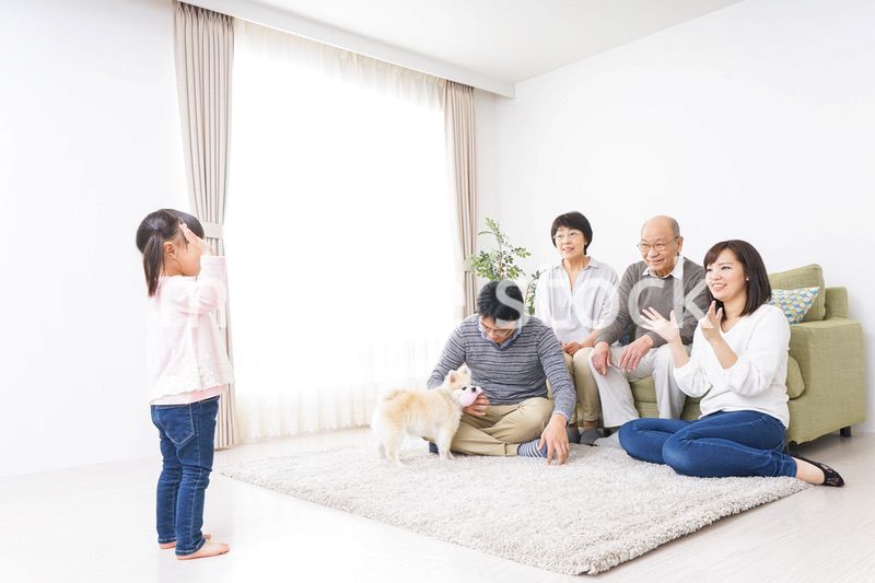 幸せなファミリー