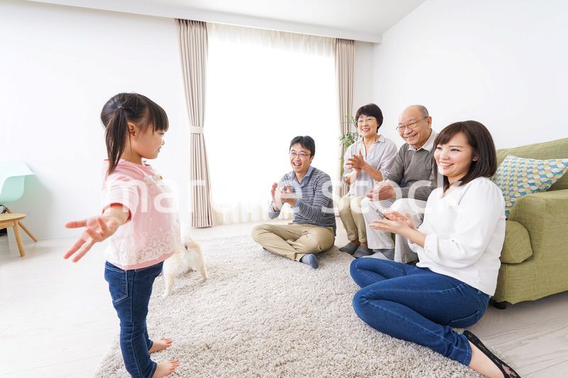 幸せなファミリー