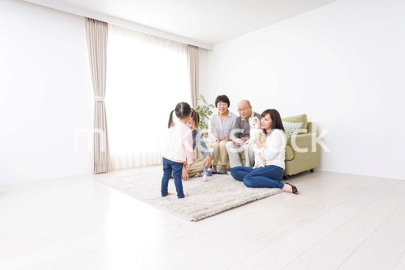 幸せなファミリー