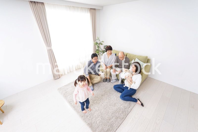 幸せなファミリー