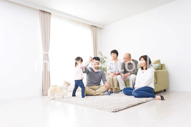 幸せなファミリー