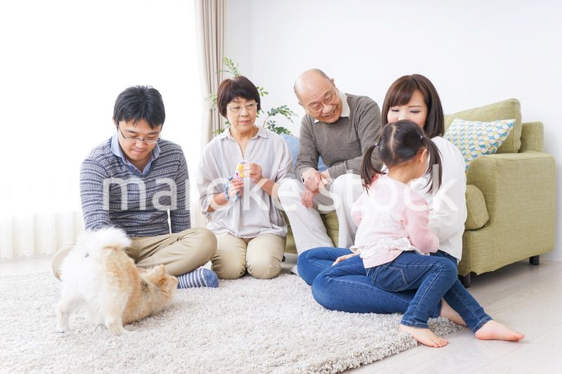 幸せなファミリー