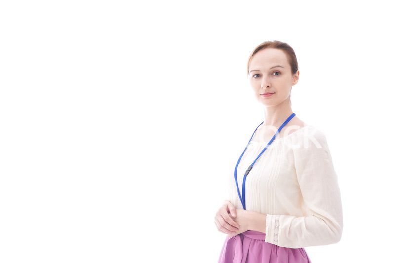 笑顔の若いビジネスウーマン