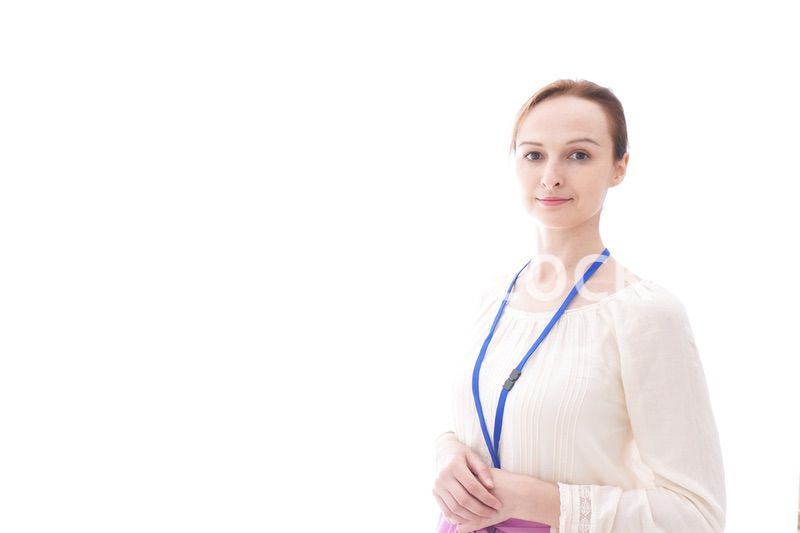 笑顔の若いビジネスウーマン