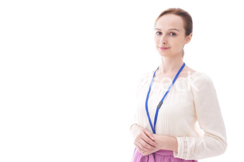 笑顔の若いビジネスウーマン