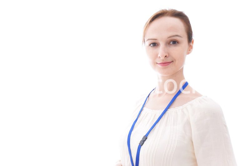 笑顔の若いビジネスウーマン