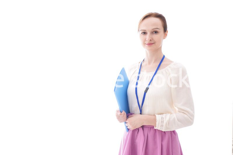 笑顔の若いビジネスウーマン