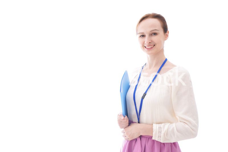 笑顔の若いビジネスウーマン