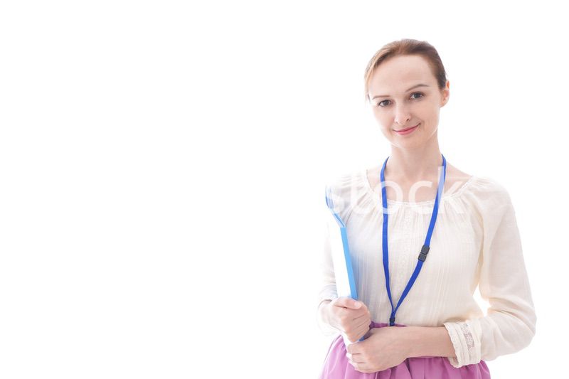 笑顔の若いビジネスウーマン