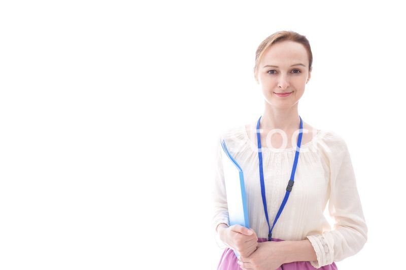 笑顔の若いビジネスウーマン