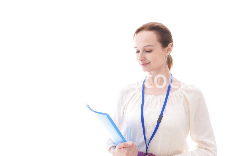 笑顔の若いビジネスウーマン