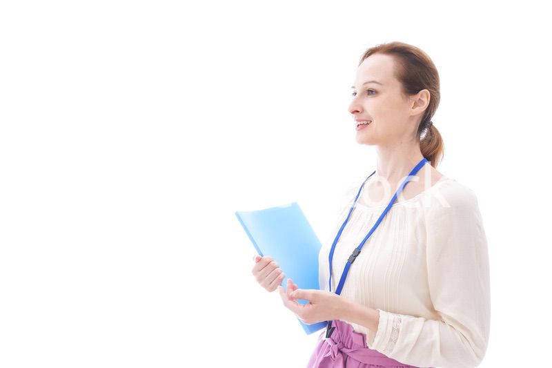 笑顔の若いビジネスウーマン