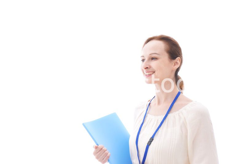 笑顔の若いビジネスウーマン