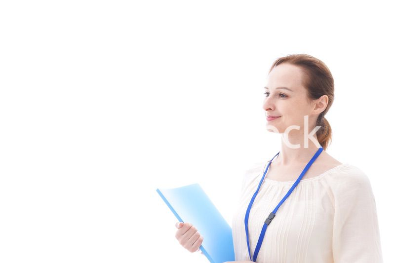 笑顔の若いビジネスウーマン