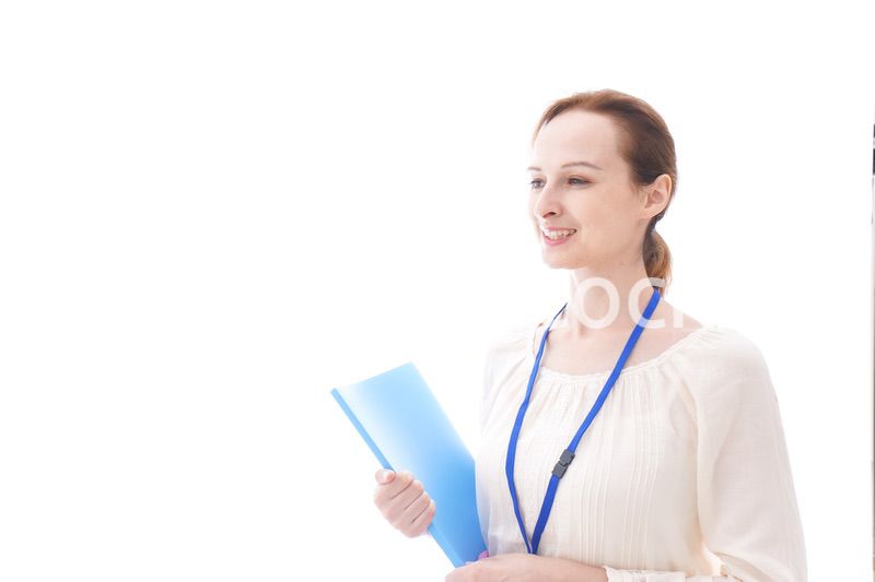 笑顔の若いビジネスウーマン