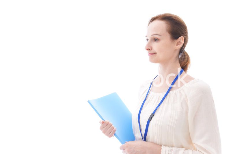 笑顔の若いビジネスウーマン