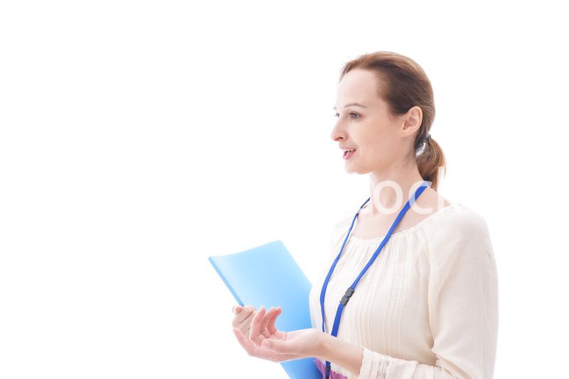 笑顔の若いビジネスウーマン