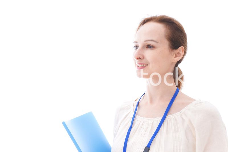 笑顔の若いビジネスウーマン