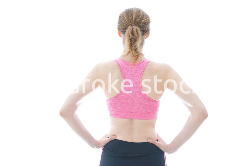 スポーティーな女性ポートレート