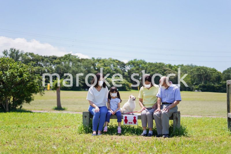 感染症に気をつける家族