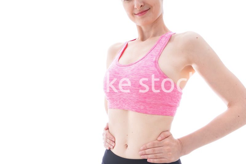 スポーティーな女性ポートレート