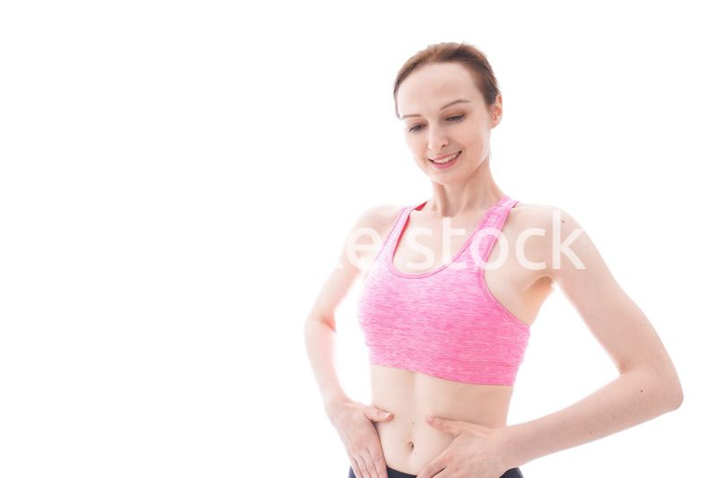 スポーティーな女性ポートレート