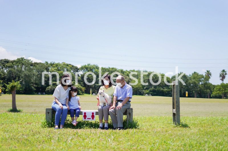 感染症に気をつける家族