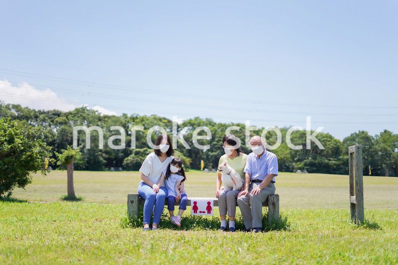 感染症に気をつける家族